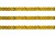 Пайетки "ОмТекс" на нитях, SILVER SHINING, 6 мм F / упак.91+/-1м, цв. 48 - золото - купить в Костроме. Цена: 356.19 руб.