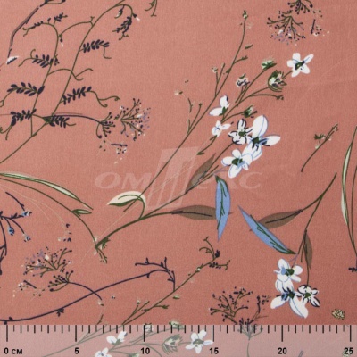 Плательная ткань "Фламенко" 2.1, 80 гр/м2, шир.150 см, принт растительный - купить в Костроме. Цена 311.05 руб.