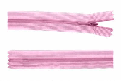 Молния потайная Т3 513, 60 см, капрон, цвет св.розовый - купить в Костроме. Цена: 10.24 руб.
