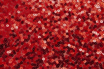 Сетка с пайетками №18, 188 гр/м2, шир.130см, цвет красный - купить в Костроме. Цена 371 руб.