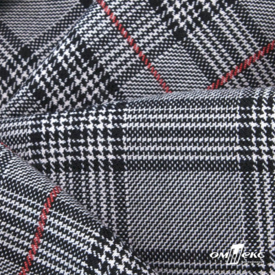 Ткань костюмная "Клер" 80% P, 16% R, 4% S, 200 г/м2, шир.150 см,#10 цв-серый/красный - купить в Костроме. Цена 412.02 руб.