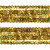 Тесьма с пайетками D16, шир. 20 мм/уп. 25+/-1 м, цвет золото - купить в Костроме. Цена: 786.13 руб.