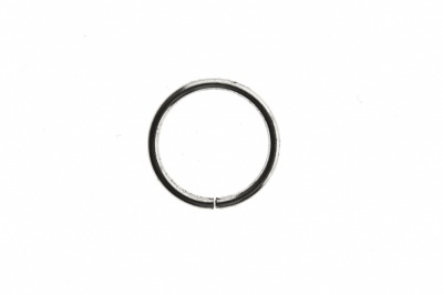Кольцо металлическое d-15 мм, цв.-никель - купить в Костроме. Цена: 2.45 руб.