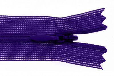 Молния потайная Т3 866, 50 см, капрон, цвет фиолетовый - купить в Костроме. Цена: 8.71 руб.