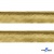 Кант атласный 136, шир. 12 мм (в упак. 65,8 м), цвет золото - купить в Костроме. Цена: 433.08 руб.