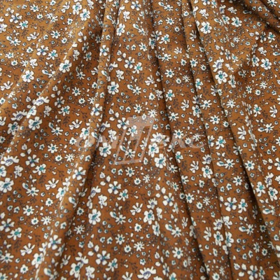 Плательная ткань "Фламенко" 11.1, 80 гр/м2, шир.150 см, принт растительный - купить в Костроме. Цена 239.03 руб.