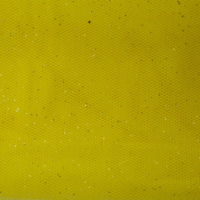 Сетка Глиттер, 24 г/м2, шир.145 см., желтый - купить в Костроме. Цена 117.24 руб.